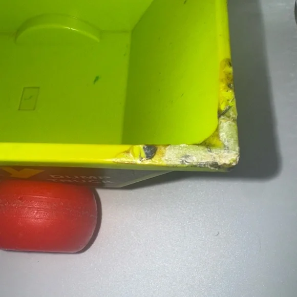 FISHER PRICE Jiffy Dump Truck PULL TOY #156 Vintage 1970 Little People Works - Picture 5 of 8